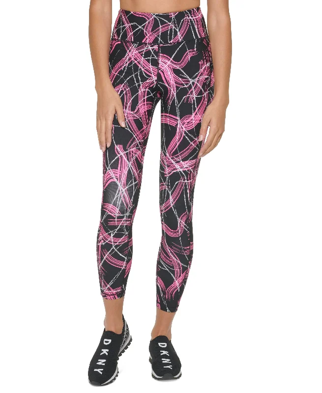 DKNY Sport Electric Shock Printed 7/8 Leggings