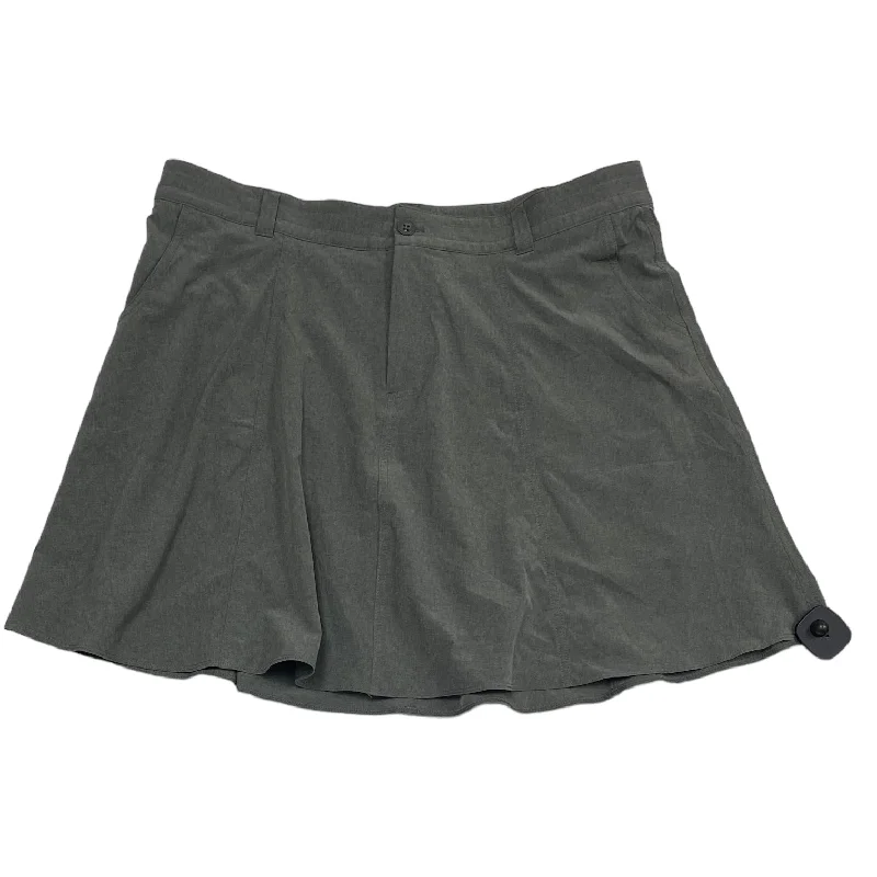 Grey Athletic Skirt Eddie Bauer, Size 18 lace skirt romantic