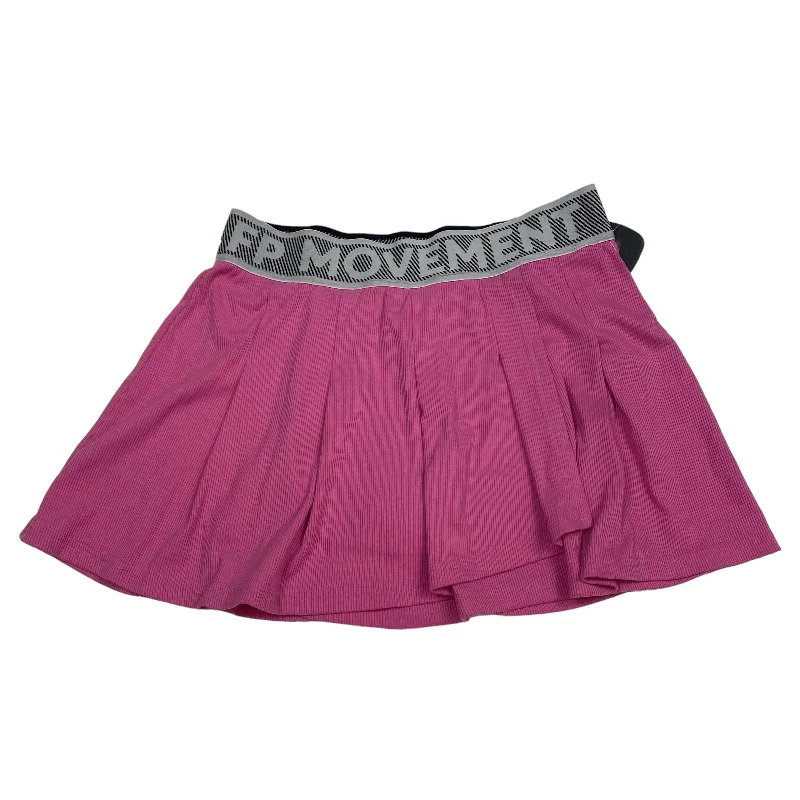 Pink Athletic Skirt Free People, Size S wool skirt warm