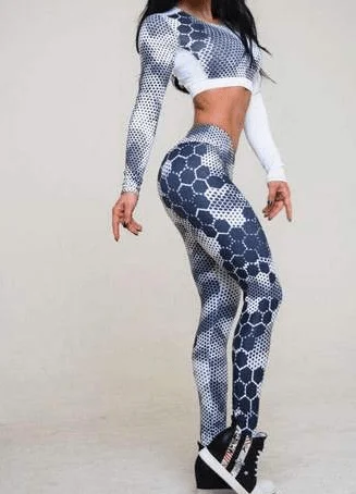 Printed Breathable Sports Leggings