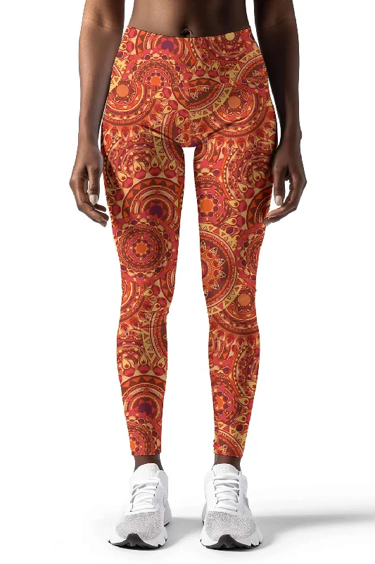 Solis Lucy Printed Performance Yoga Leggings - Women