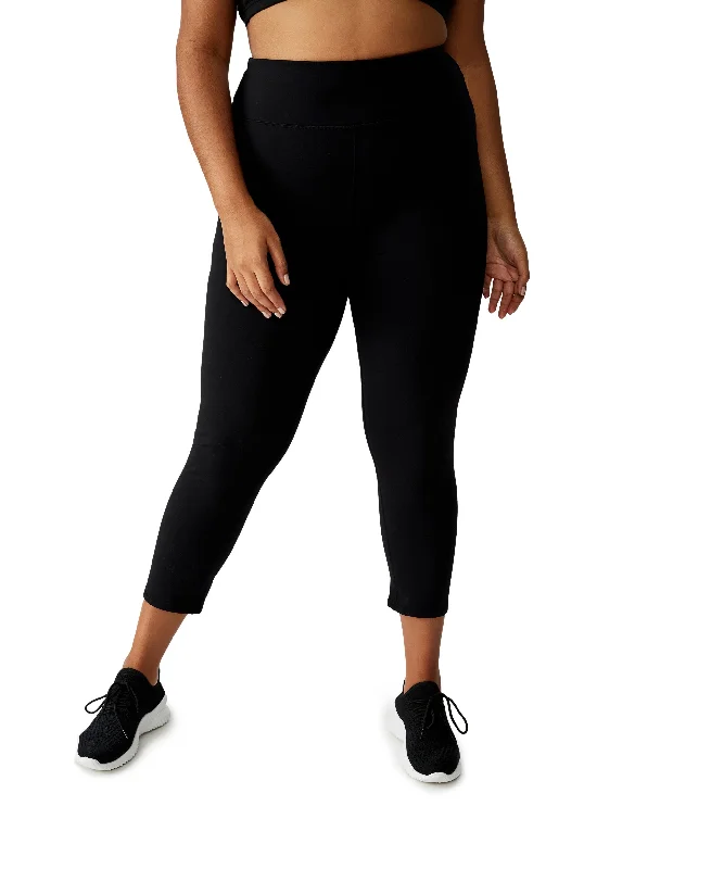 Trendy Plus Size Active High Waist Core 7/8 Tight Leggings