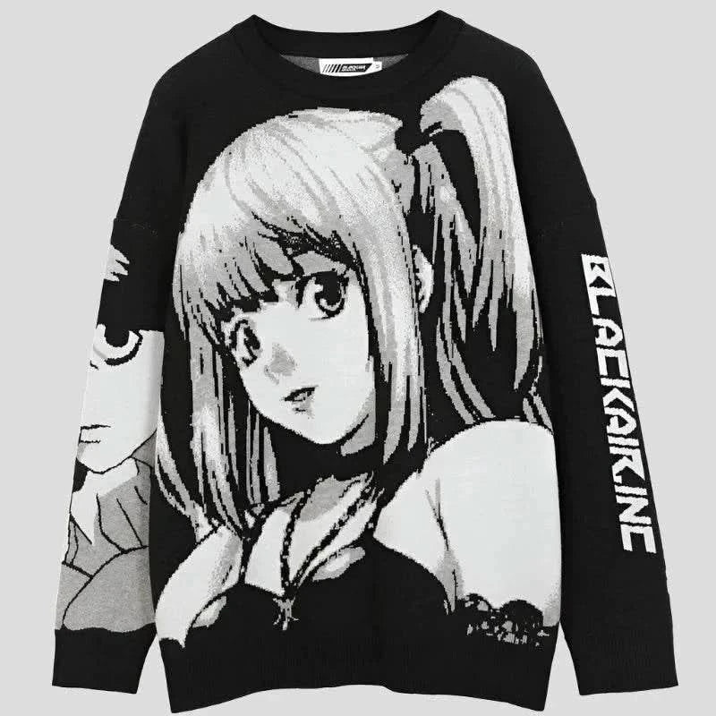 Japanese Anime Wool Knit Sweater for Women