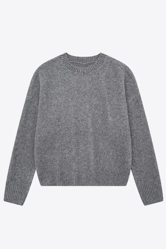 Cenere - Grey Neck Sweater