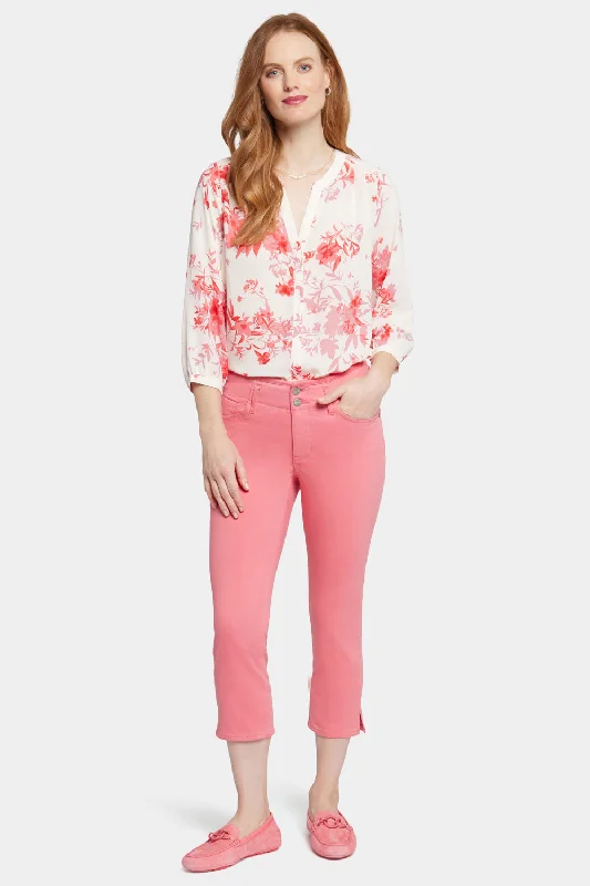 Chloe Capri Jeans - Pink Punch