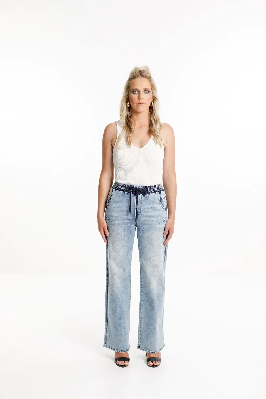 Home-Lee Jennifer Jeans  - Snow Wash