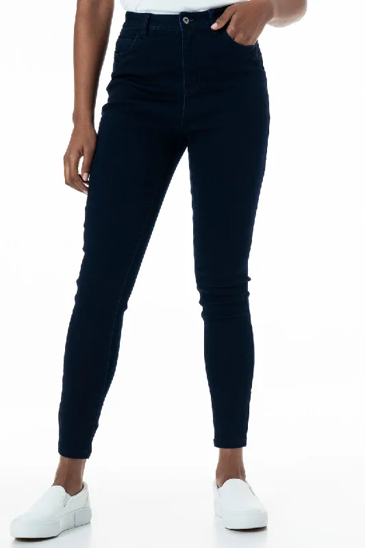 Rf09 Hi-Waisted Skinny Jeans _ 151009 _ Dark Wash