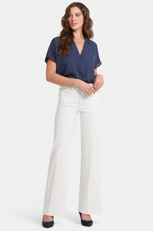 Teresa Wide Leg Jeans - Winter White